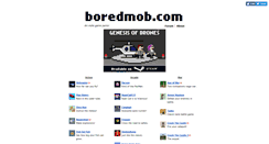 Desktop Screenshot of boredmob.com